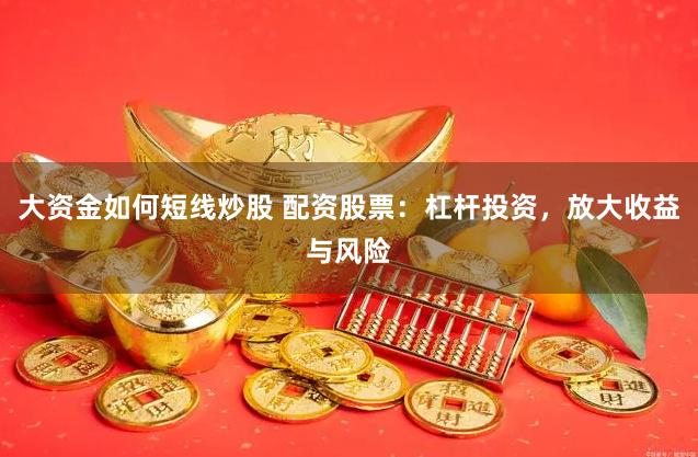 大资金如何短线炒股 配资股票：杠杆投资，放大收益与风险