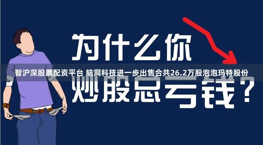 智沪深股票配资平台 脑洞科技进一步出售合共26.2万股泡泡玛特股份