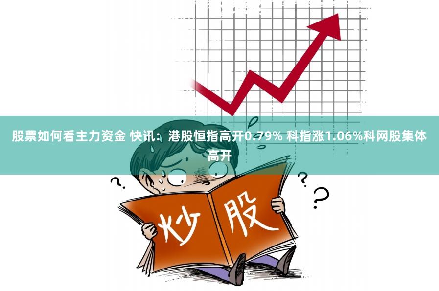 股票如何看主力资金 快讯：港股恒指高开0.79% 科指涨1.06%科网股集体高开